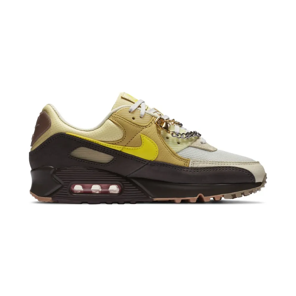 Nike WMNS Air Max 90 Cuban Link Velvet Brown (2020) (CZ0469-200)