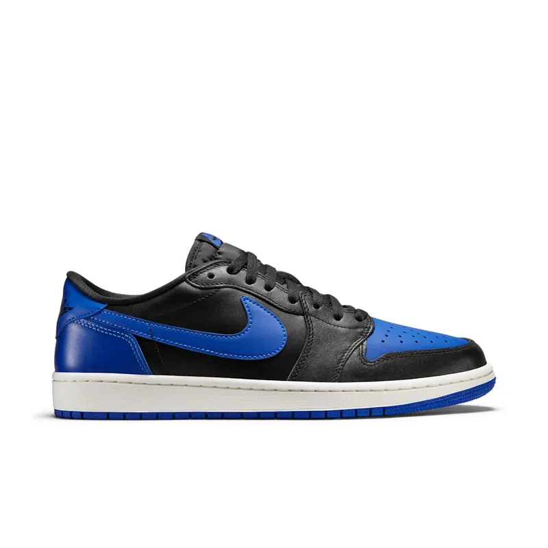 Jordan 1 Retro Low Royal (2015) Black/Varsity Royal-Sail (705329-004)