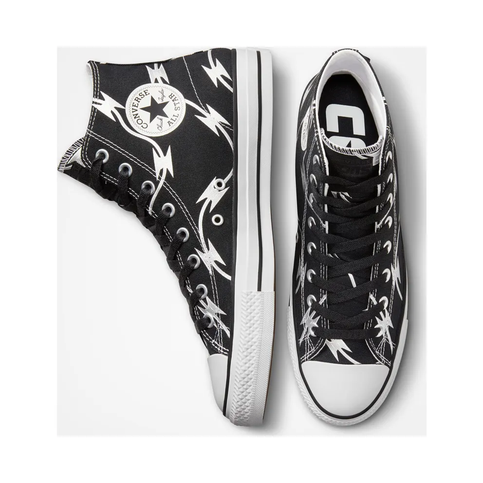 Converse Cons Chuck Taylor All Star Pro Razor Wire Black/pure Silver/White (A04372C)