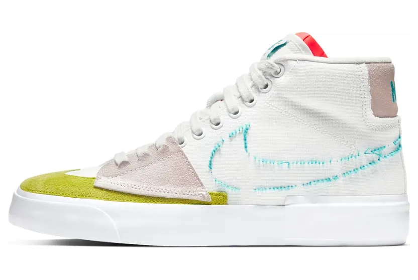 Nike Blazer Mid Edge SB ‘Orange Aqua’ Summit White/Orange Aqua/Summit White (CI3833-101)