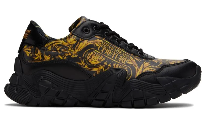 Versace Jeans Couture Black Impulse Sneakers (E72YA3SH3 EZP084)