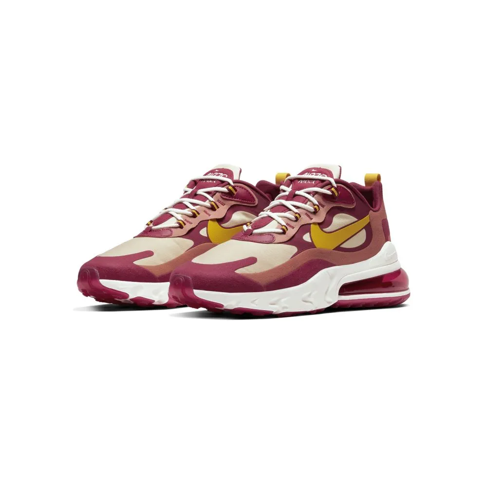 Nike Air Max 270 React Noble Red Team Gold Noble Red/Team Gold-Dusty Peach-Dark Sulfur (AO4971-601)