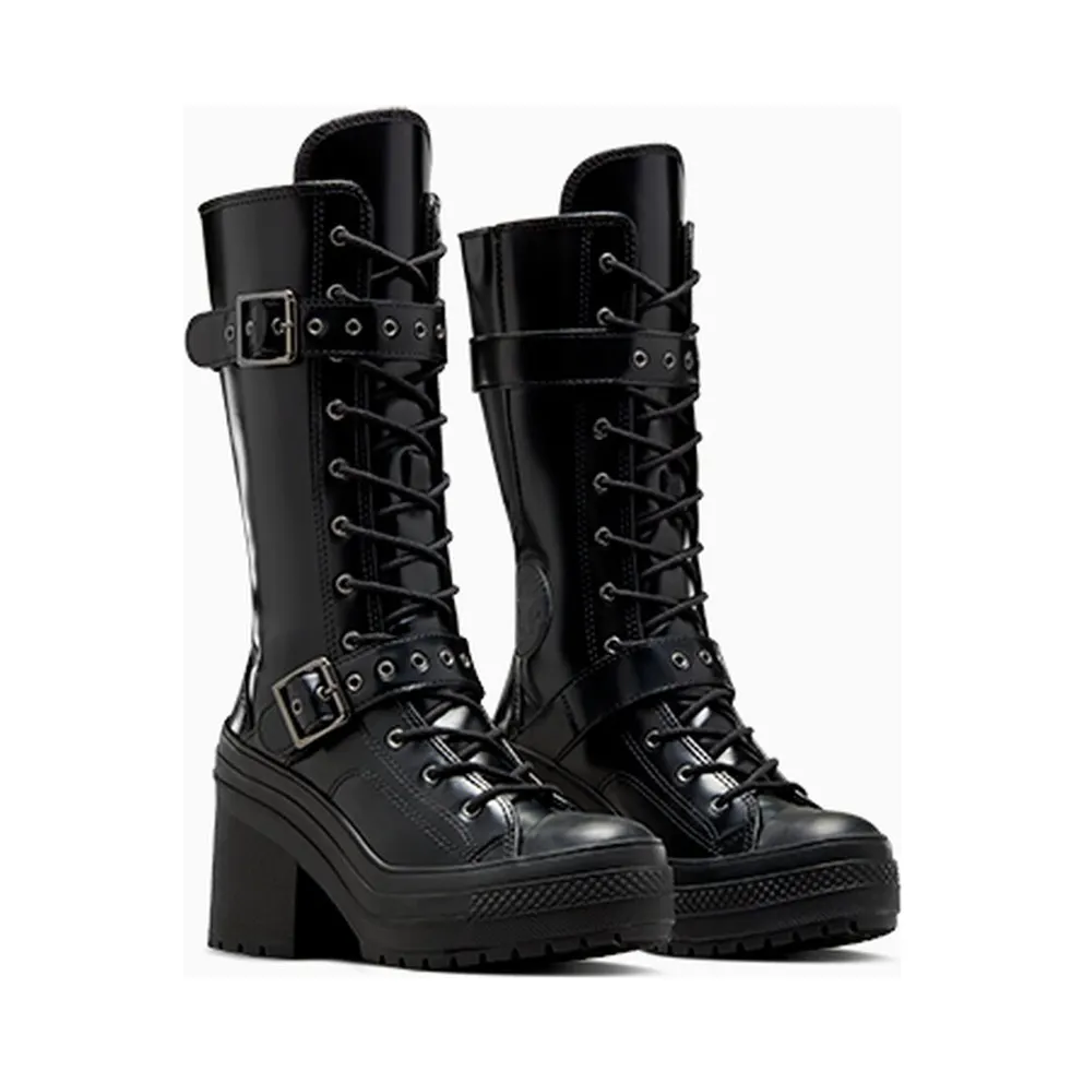 Converse Chuck 70 De Luxe XXHi Leather Black/Black/Black (A12821C)