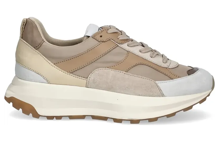 Novesta Sneakers mit Kontrasteinsätzen – Nude (N478002033BEI003)