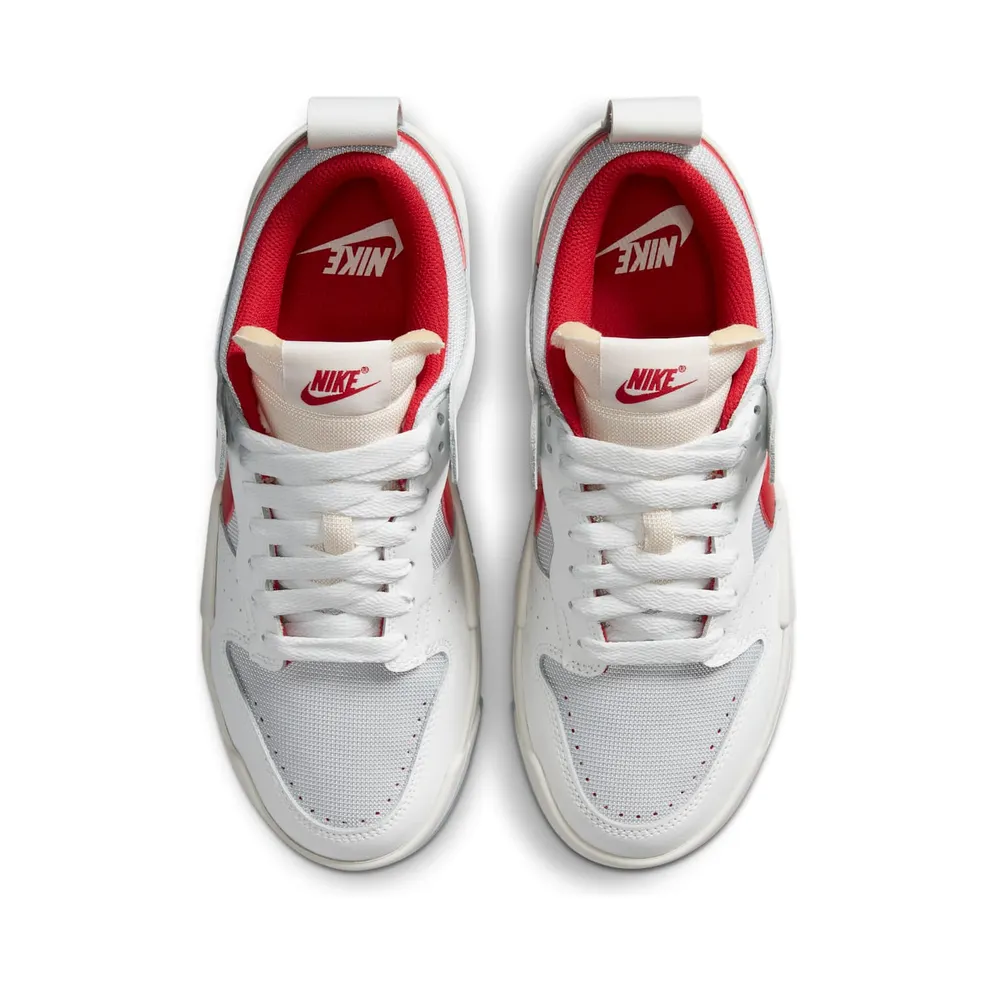 Nike Dunk Low Disrupt Gym Red (W) Summit White/Gym Red-Summit White (CK6654-101)