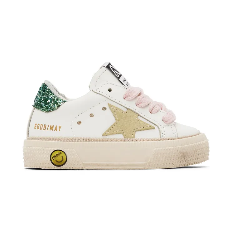 Golden Goose Baby White May Sneakers (GJF00112.F003302.11241)
