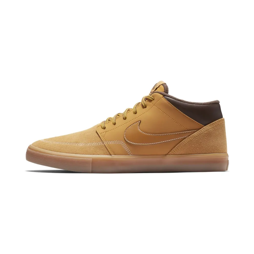 Nike SB Portmore 2 Solarsoft Mid Bronze Bronze/Gum Light Brown-Particle Beige-Bronze (AJ6978-779)