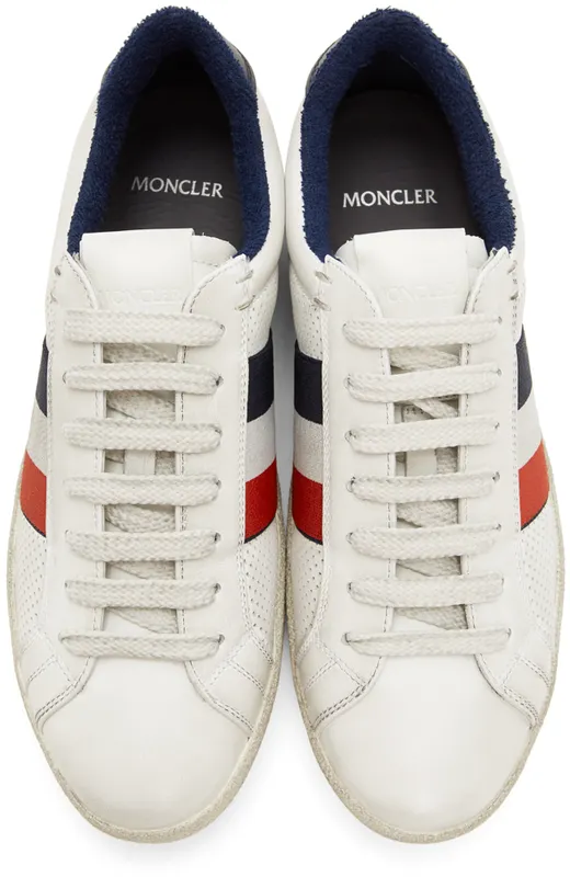 Moncler White Montreal Sneakers (4M713 – 00 – 02S7X)