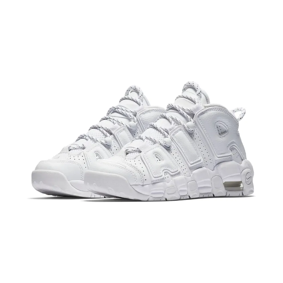 Nike Air More Uptempo Triple White (GS) White/White-White (415082-102)