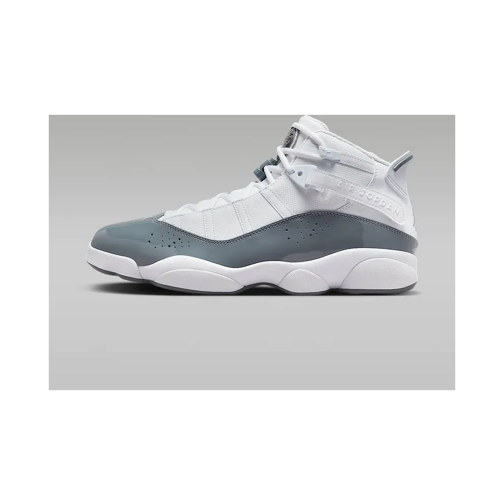 Jordan 6 rings “White / Cool Grey” (322992-121)