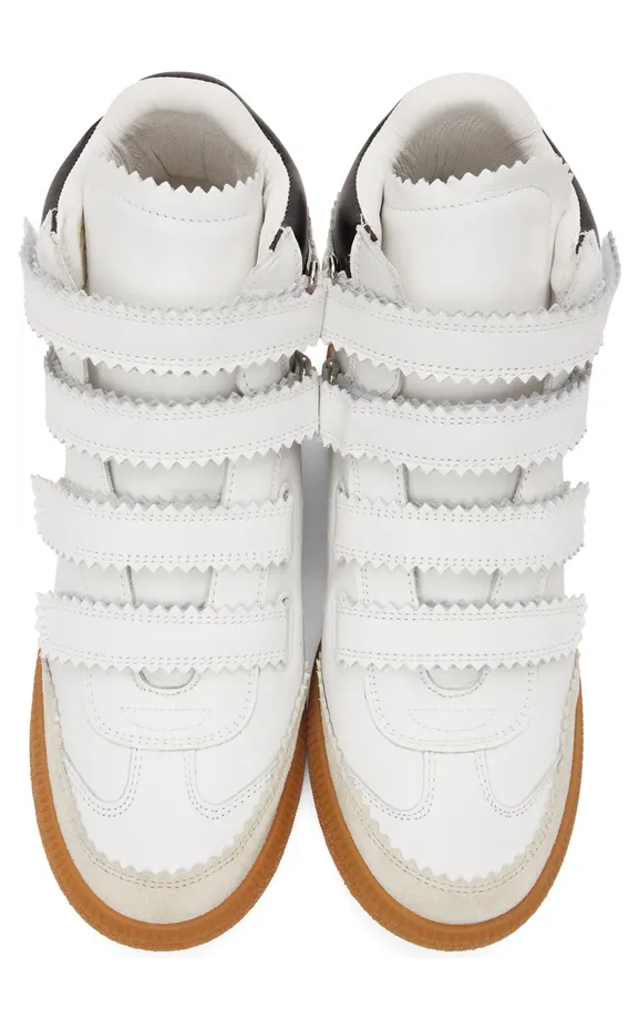 Isabel Marant White Bilsy Vintage Sneakers (00MBK0037-00M007S) (5)