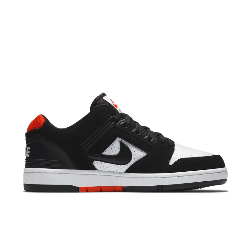 Nike SB Air Force 2 Low Black White Habanero Red Black/White-Habanero Red (AO0300-006)