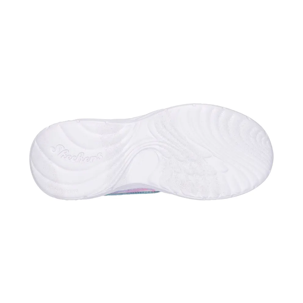Skechers Dream Racer – Wing Brites “Silver / Lavender” (303055LSLLV)