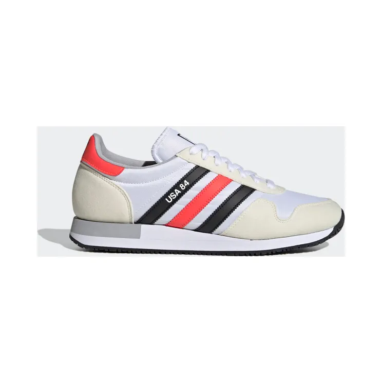 adidas USA 84 Schuh Cloud White / Core Black / Solar Red (FX9327)