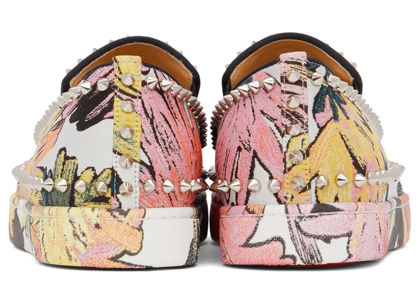 Christian Louboutin Multicolor Pik Boat Sneakers (1220625) (2)