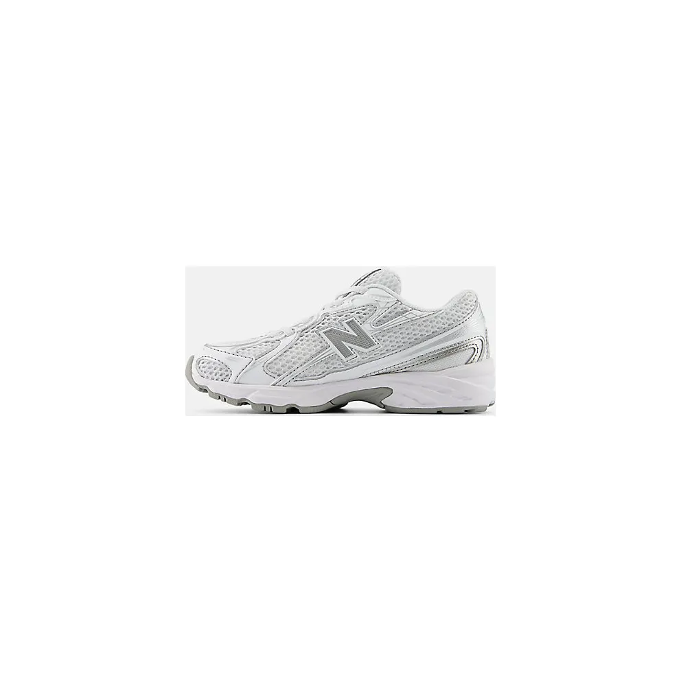 New Balance 740 Bungee Lace White Silver Metallic (PZ740WM)