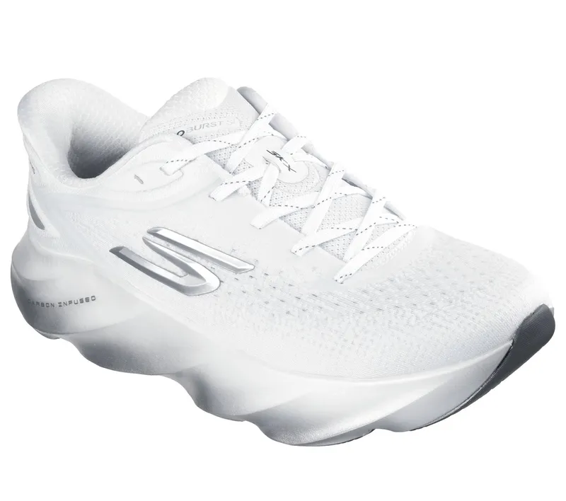 Skechers Slip-ins: Aero Burst Sneaker White/Silver