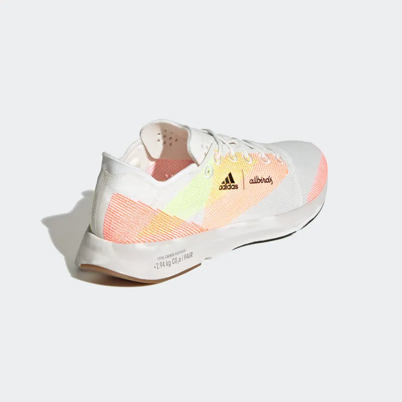 adidas ADIZERO X ALLBIRDS 2.94 KG CO2E Non Dyed / Core Black / Acid Red (GY6185)