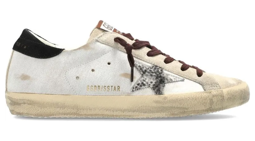 Golden Goose Super-Star White Seed Pearl Black