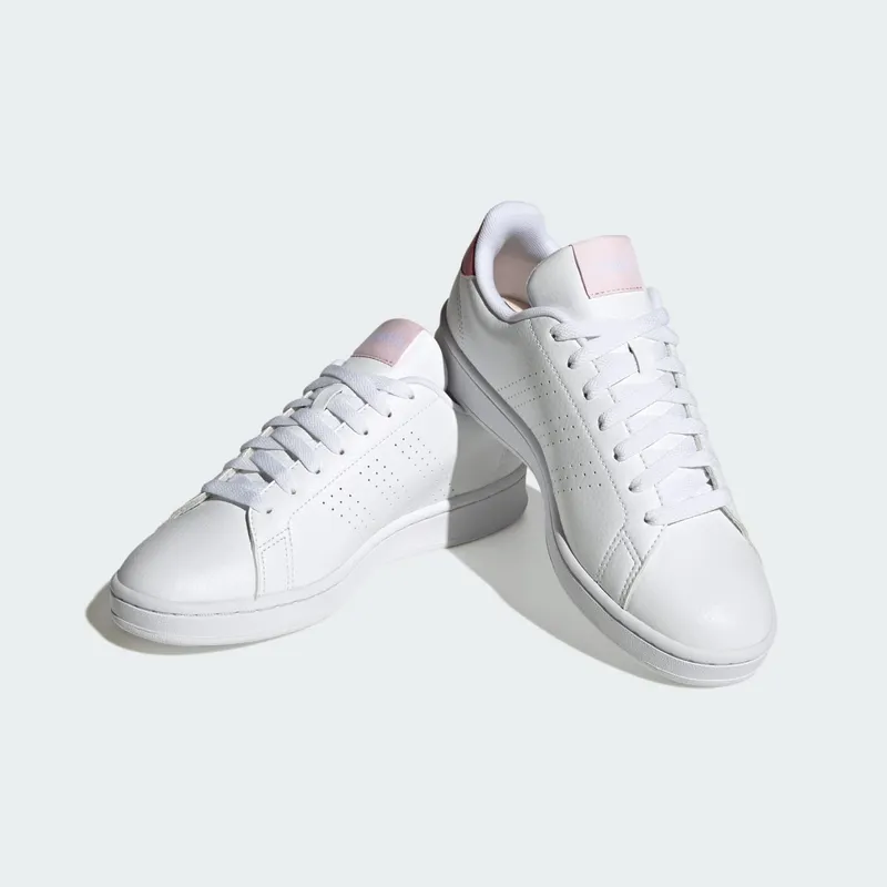 Adidas Advantage Cloud White / Cloud White / Pink Strata (HR0322)