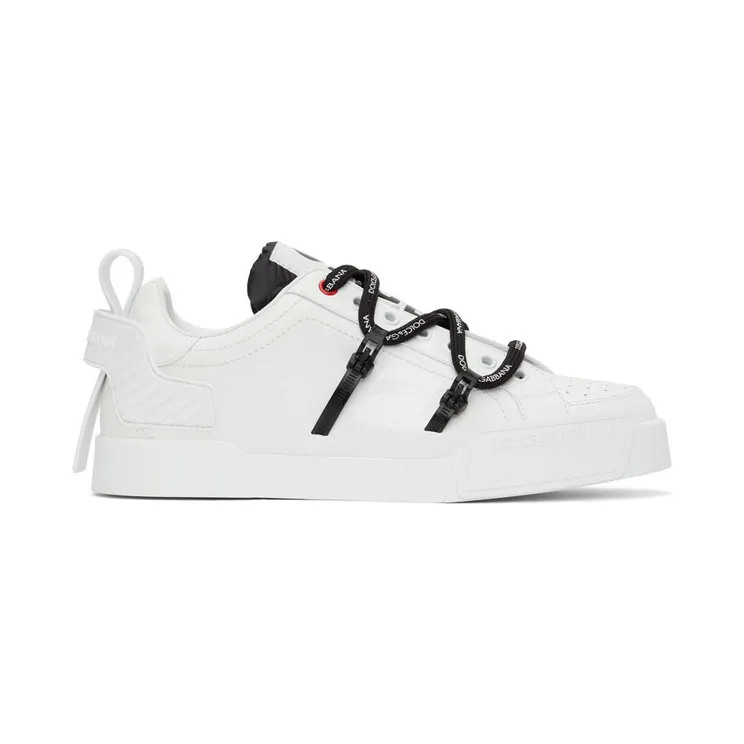 Dolce & Gabbana Black Portofino Sneakers (CS1783 AJ986)