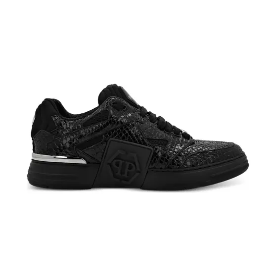 Philipp Plein Phantom $Street Python Low-Top-Sneakers “Black” (FADSUSC0618PLE029P)