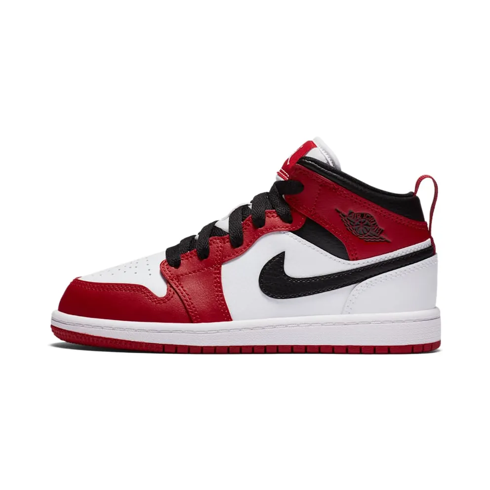 Jordan 1 Mid Chicago 2020 (PS) White/Gym Red-Black (640734-173)