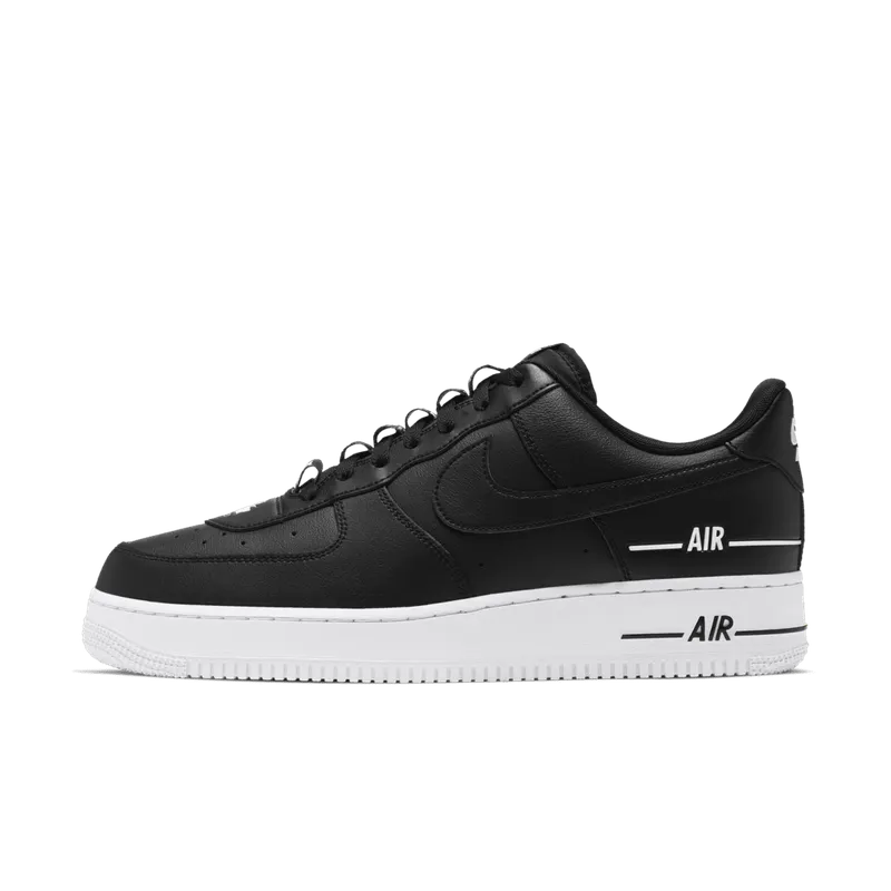 Nike Air Force 1 Low Double Air Low Black White Black/Black-White (CJ1379-001)