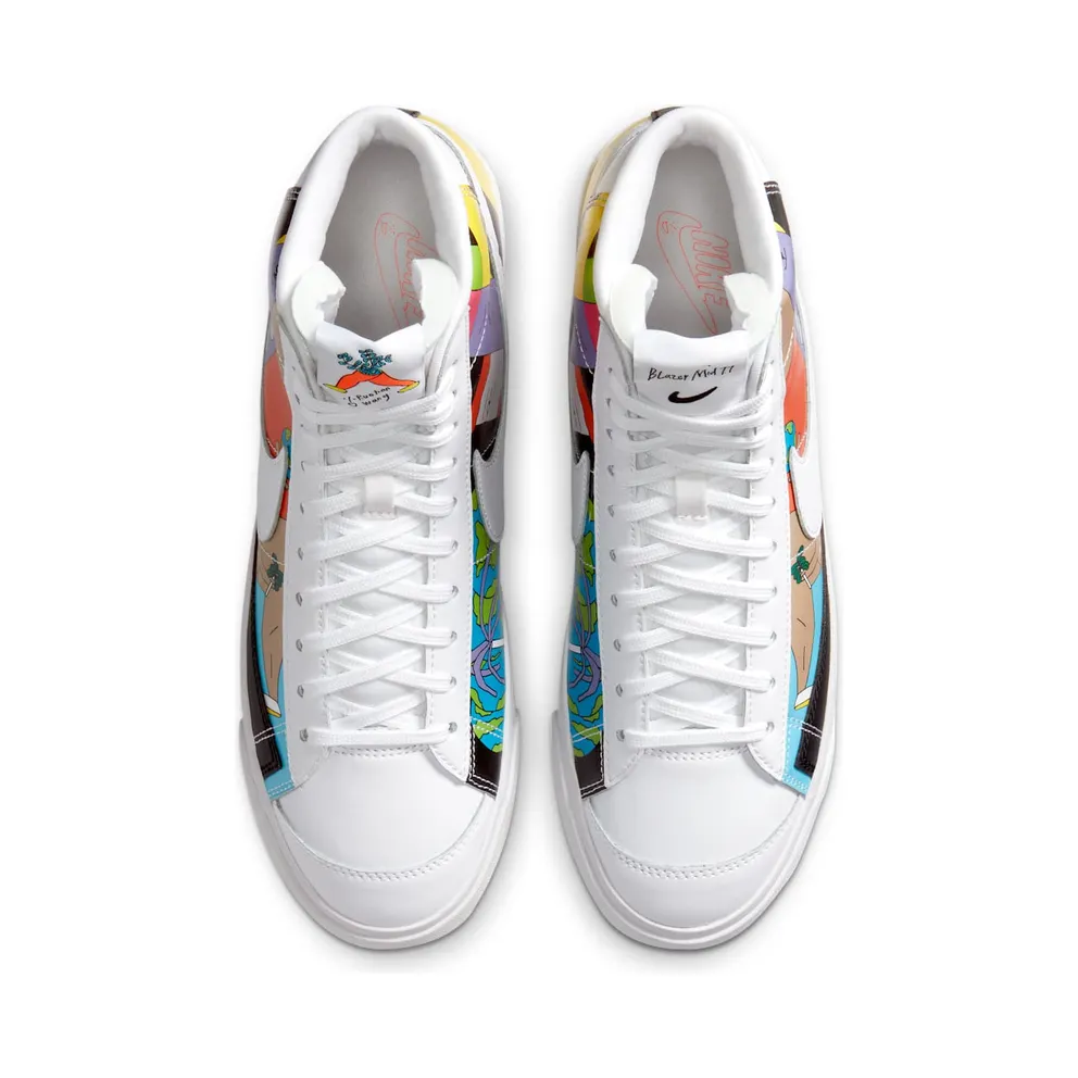 Nike Blazer Mid 77 Flyleather Ruohan Wang Multi-Color/Multi-Color (CZ3775-900)