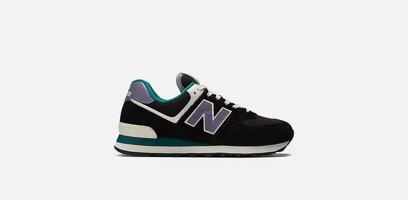 New Balance 574 Black Blue (U574LV2)