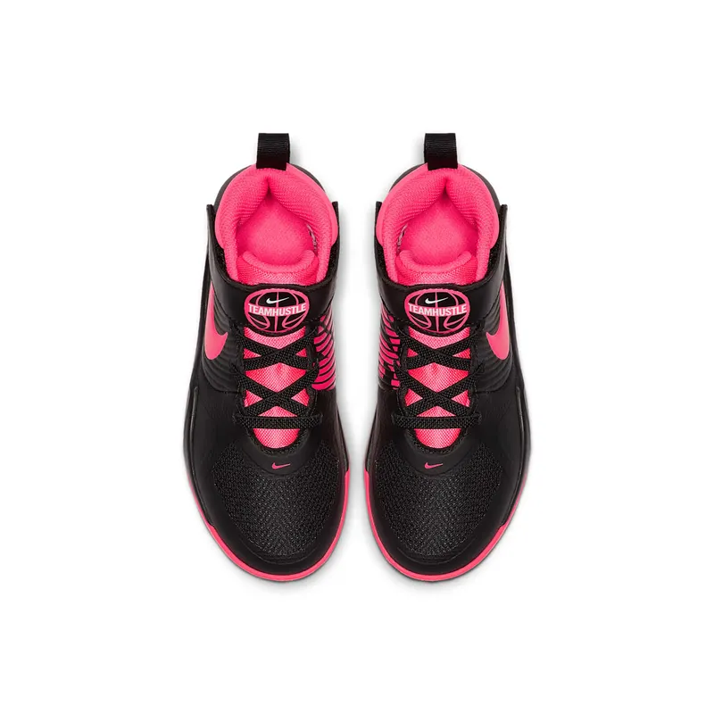 Nike Team Hustle D 9 Black Racer Pink (PS) Black/White/Racer Pink (AQ4225-002)