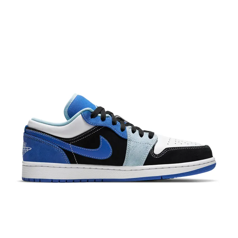 Jordan 1 Low Black Blue White Black/Blue-White-Light Blue (DH0206-400)
