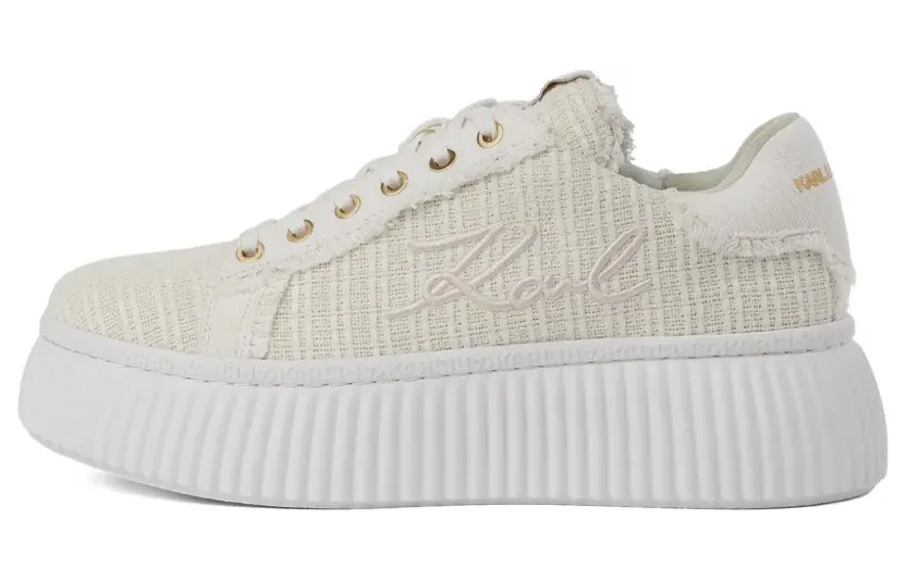 Karl Lagerfeld Kreeper Lo Flatform- – Nude (KL42326B100)