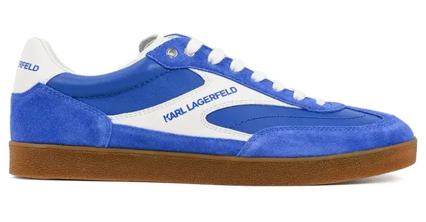 Karl Lagerfeld mit Wildledereinsätzen – Blue (KL53855)