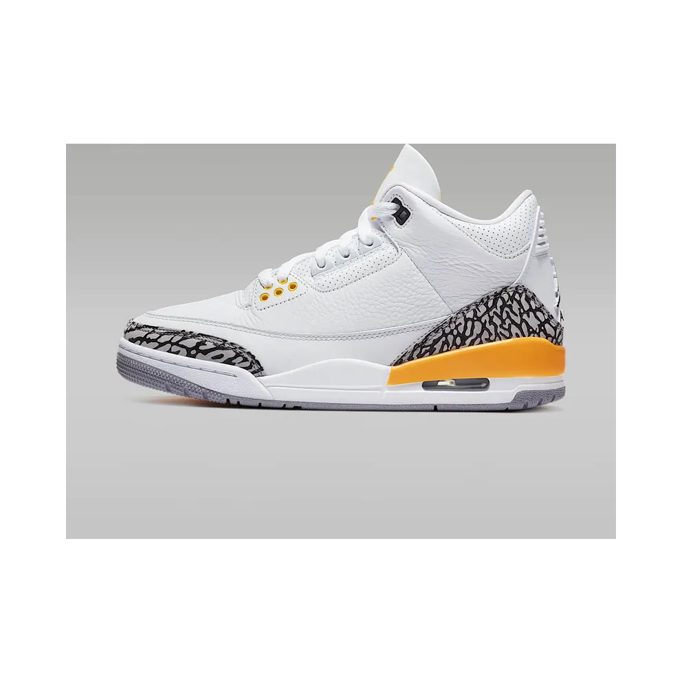 Jordan 3 Retro Laser Orange (W) White/Laser Orange-Cement Grey-Black (CK9246-108)