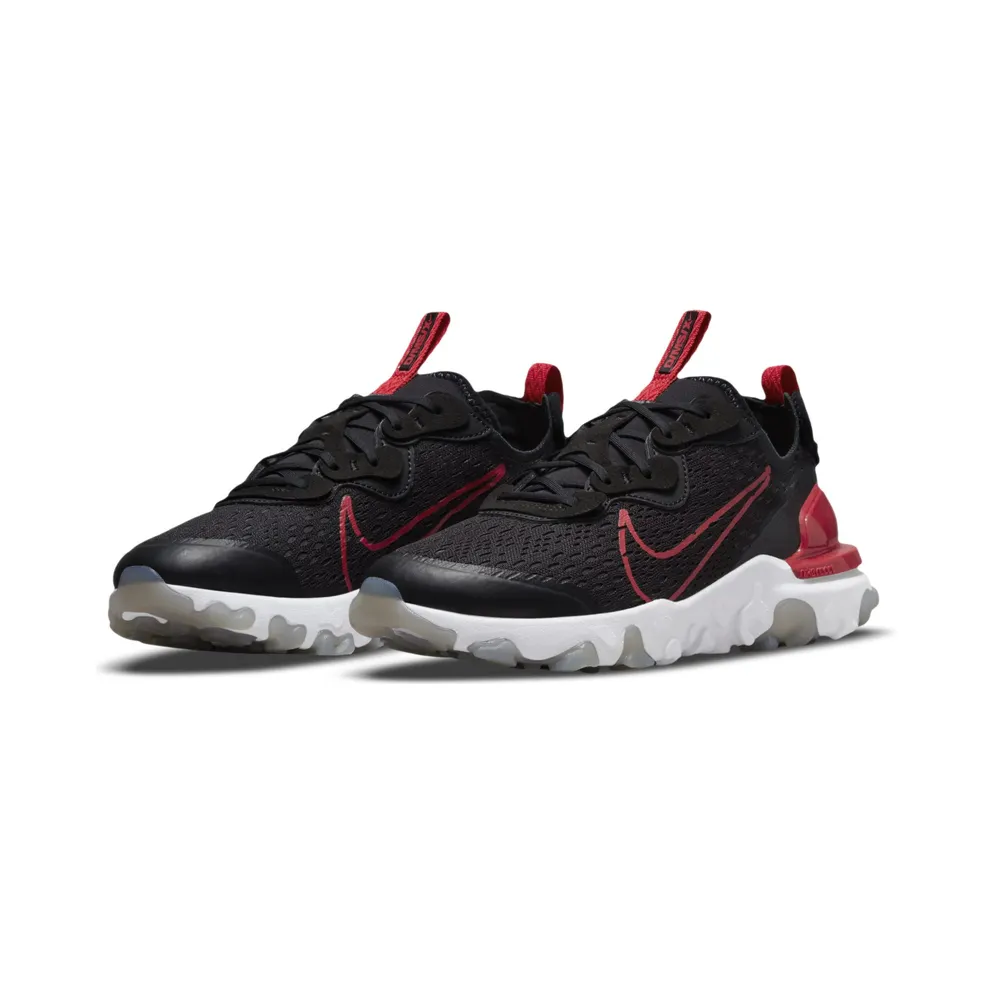 Nike React Vision “Black / Dark Smoke Grey / Light Smoke Grey / University Red” (CD6888-010)