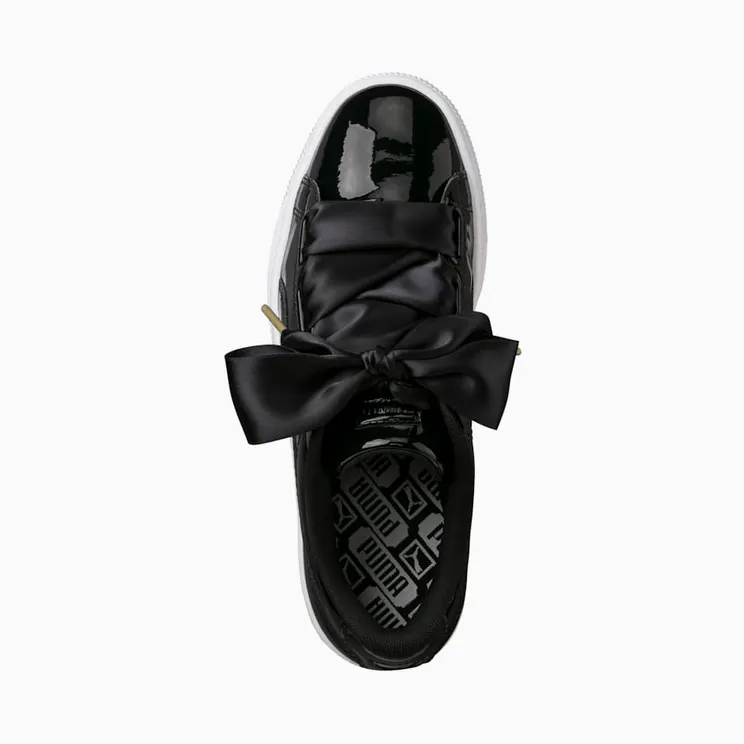Puma WMNS Basket Heart Patent Black (363073-01)