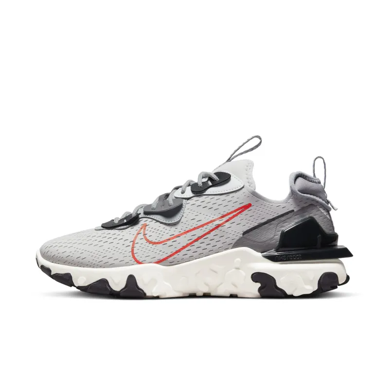 Nike React Visionen for Men Grey – “Grey Fog / Sail / Light Smoke Grey / Team Orange” (DR8611-001)