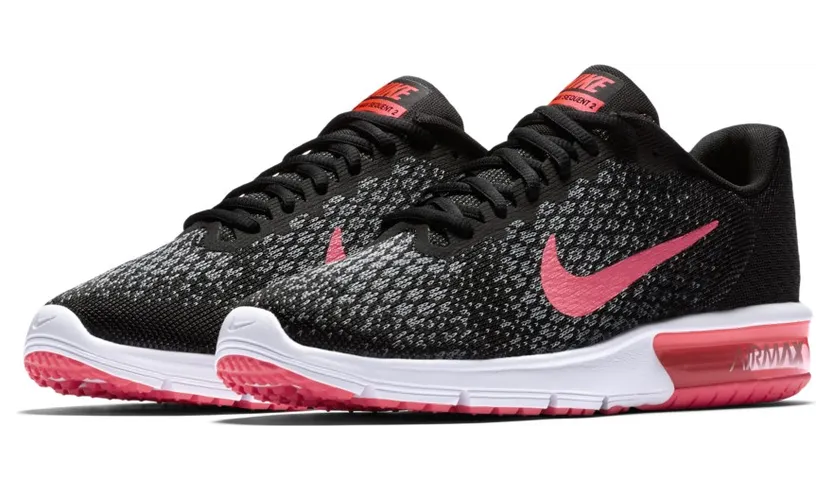 Nike Air Max Sequent 2 Black Vivid Pink (W)