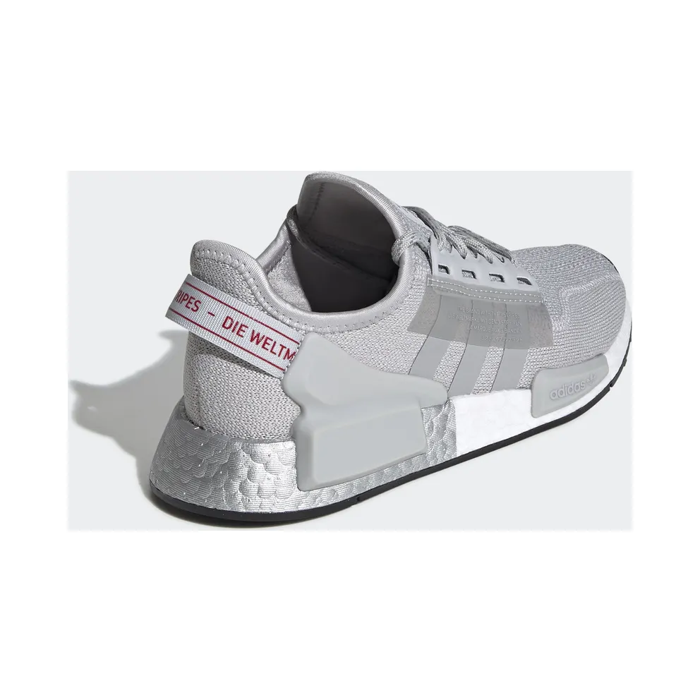adidas NMD V2 Grey Two Silver Metallic (Youth) Grey Two/Silver Metallic/Core Black (FW8049)