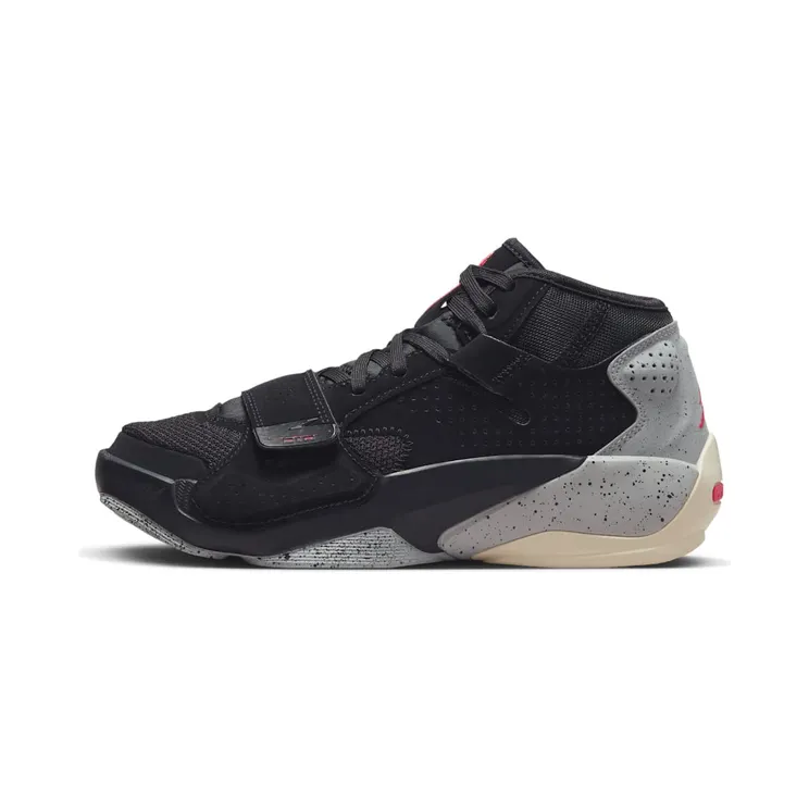 Jordan Zion 2 Black Cement “Black / Light Smoke Grey / Siren Red” (DV0992-060)