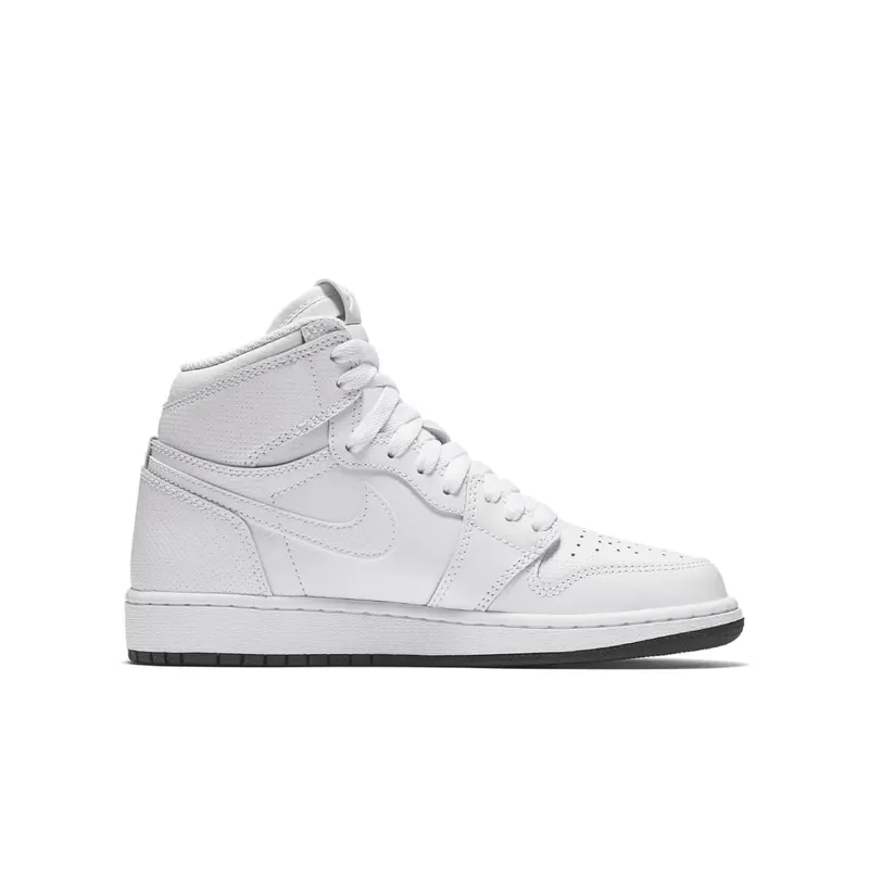 Jordan 1 Retro High Perforated White (GS) White/Black-White (575441-100)