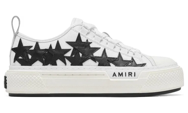 AMIRI Stars Court Low White Black (AWFOSR1035-111)