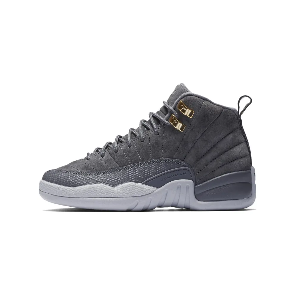 Jordan 12 Retro Dark Grey (GS) (153265-005)
