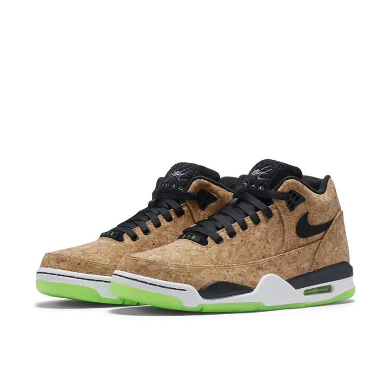 Nike Flight Squad Cork Natural/Black-Voltage Green-White (748281-100)