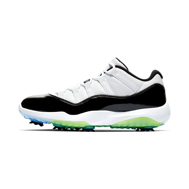 Jordan 11 Retro Low Golf Concord “White / Volt / Black” (AQ0963-101)