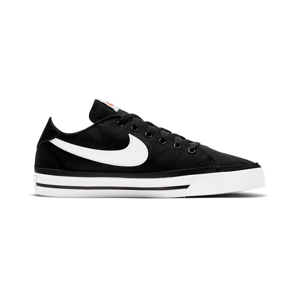 Nike Court Legacy Canvas Black White (W) (CZ0294-001)