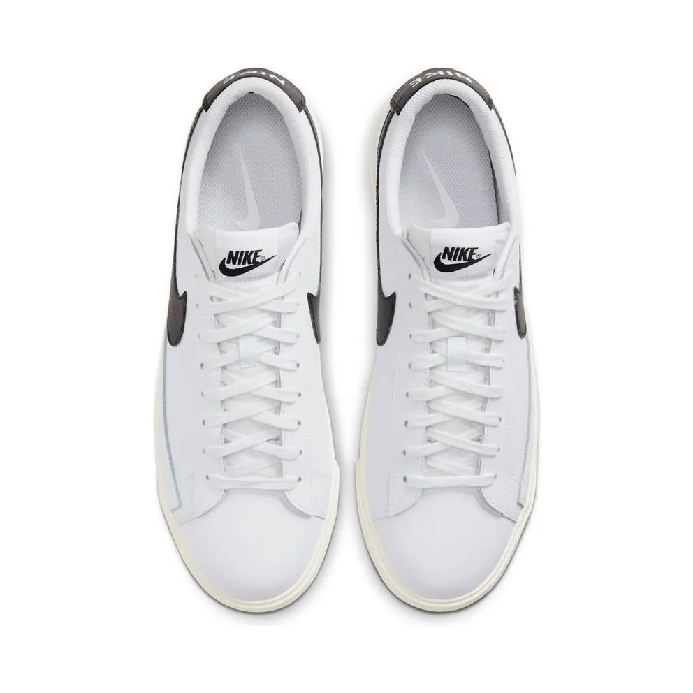 Nike Blazer Low Leather White Black White/Black-Sail (CI6377-101)
