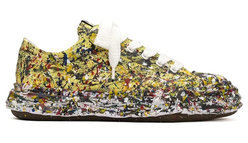 Maison Mihara Yasuhiro Peterson23 OG Sole Canvas Low Sputtering Paint Yellow (A14FW725-YEL)