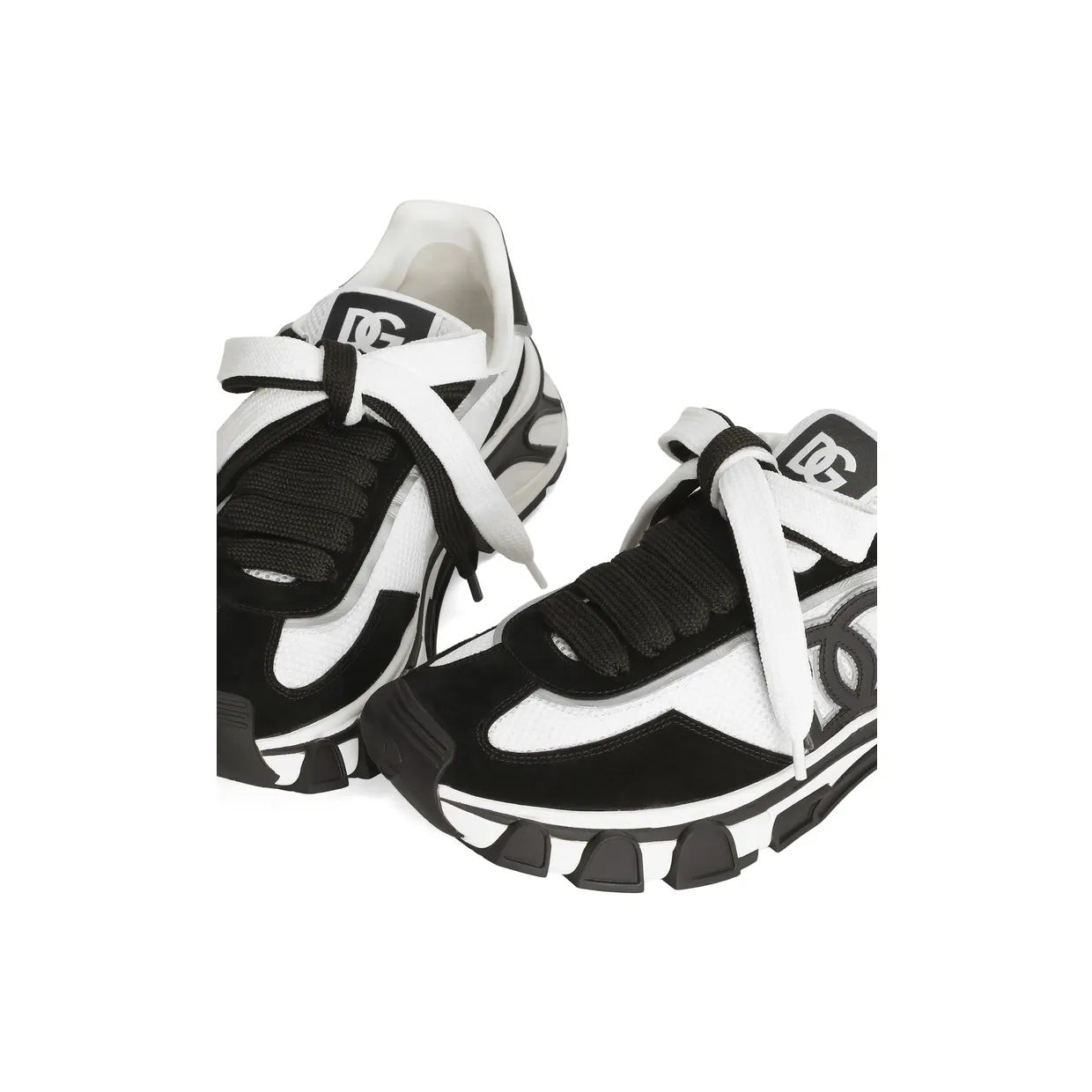 Dolce & Gabbana DG Country Road Nylon and Leather “White/Black” (CS2403 A0208 8B926) (4)